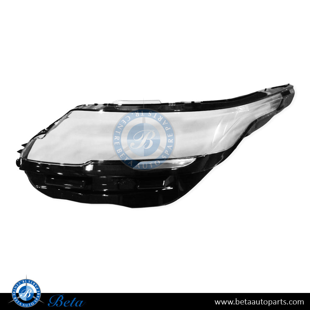 Left Side Headlamp Lens for Range Rover Velar 2017-Up models, Part Number LR116460 Left Side Headlamp Lens for Range Rover Velar 2017-Up models, Part Number LR116460